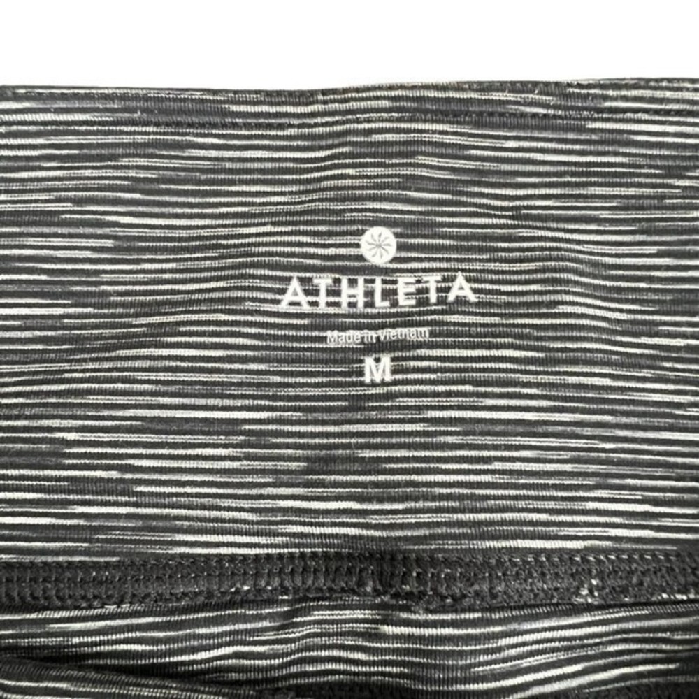 Athleta Womens Gray Space Dye Energy Power Up Capri Pants Size Medium - Picture 8 of 9